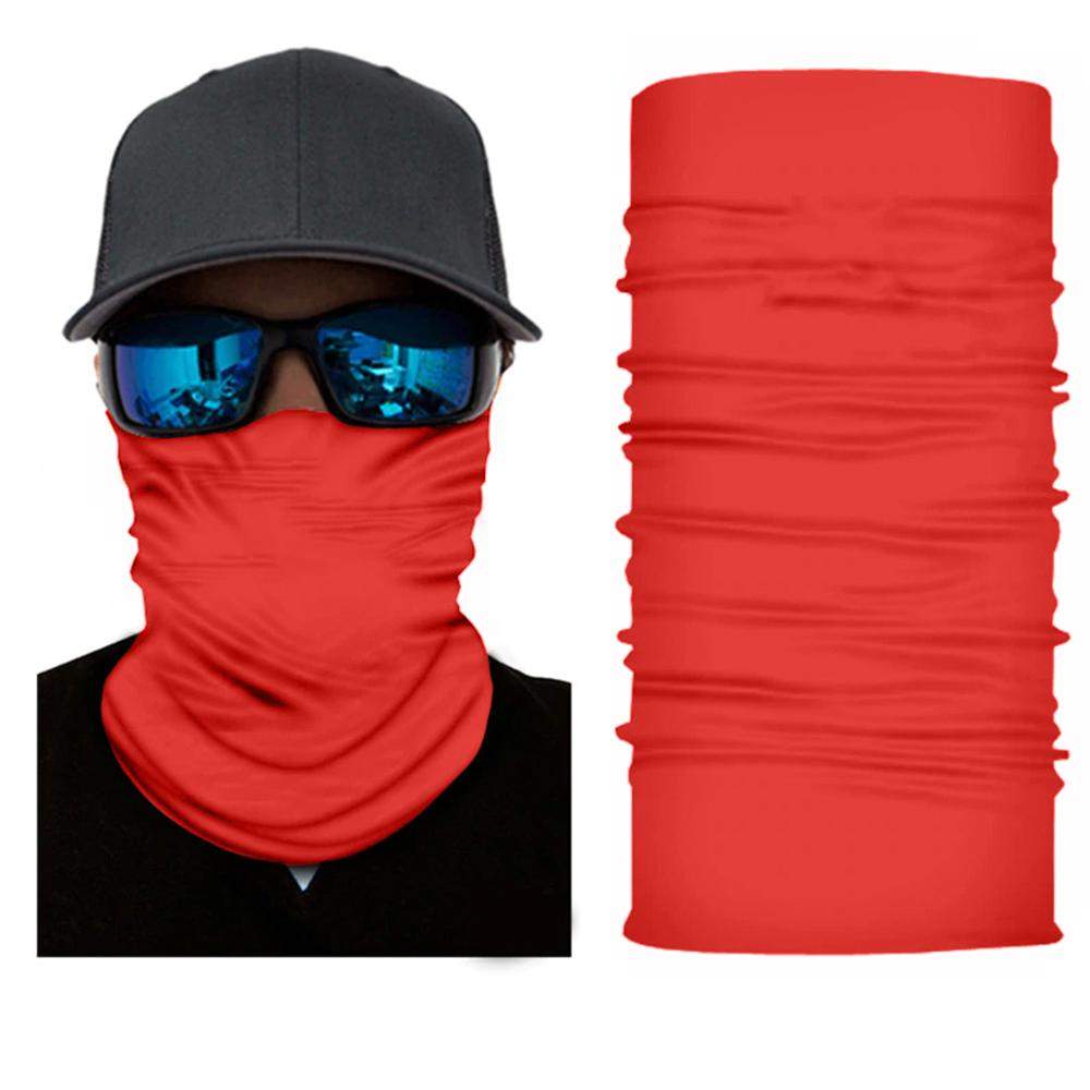 Mechaly Face Cover Neck Gaiter with Dust and Sun UV Protection Breathable  Tube Neck Warmer (Black)