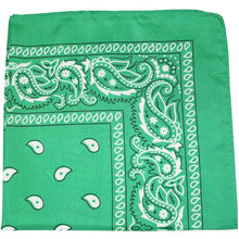 Load image into Gallery viewer, 96 Pack Qraftsy Paisley 100% Polyester Bandanas - Bulk Wholesale
