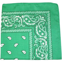 Load image into Gallery viewer, Unibasic Bulk Wholesale Unisex Cotton X-Large Paisley and Plain Bandana - 240 Pack
