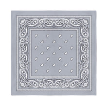 Load image into Gallery viewer, 8 Pack X-Large Paisley Cotton Printed Bandana - 27 x 27 inches
