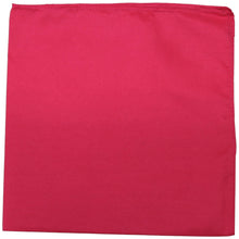 Load image into Gallery viewer, 9 Pack Extra Large Cotton Plain Bandanas 27 x 27 Inches - Party and Decoration - Bulk
