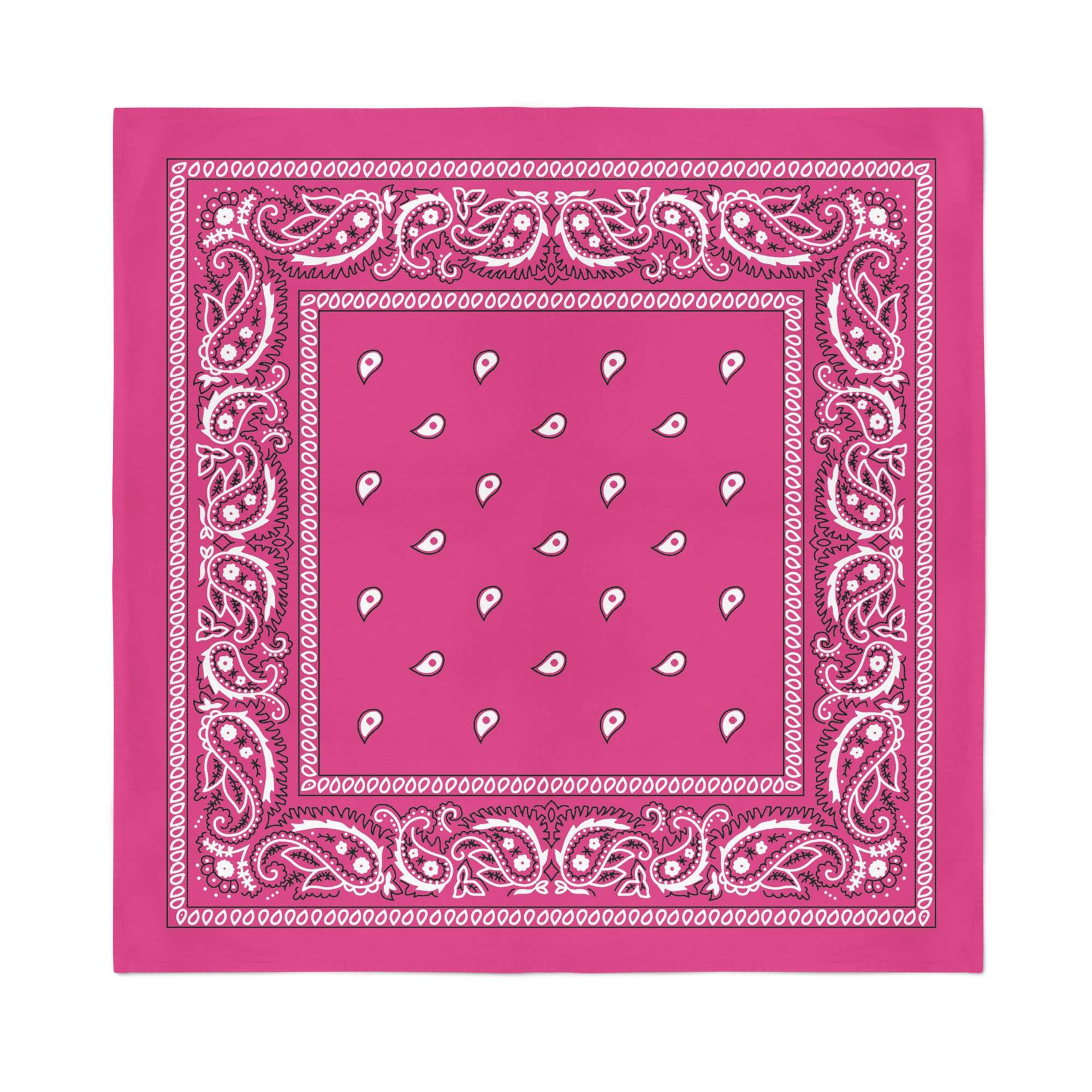 Jordefano Paisley Polyester Unisex Bandanas - Pack of 14 - Bulk Wholesale