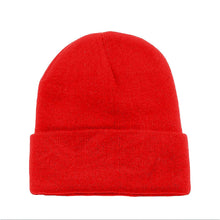 Load image into Gallery viewer, Set of 3 Plain Long Cuffed Beanies Skullies for Men and Women
