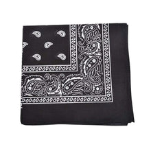 Load image into Gallery viewer, Mechaly Extra Large Quality Polyester Paisley Print Bandana 27 x 27 Inches
