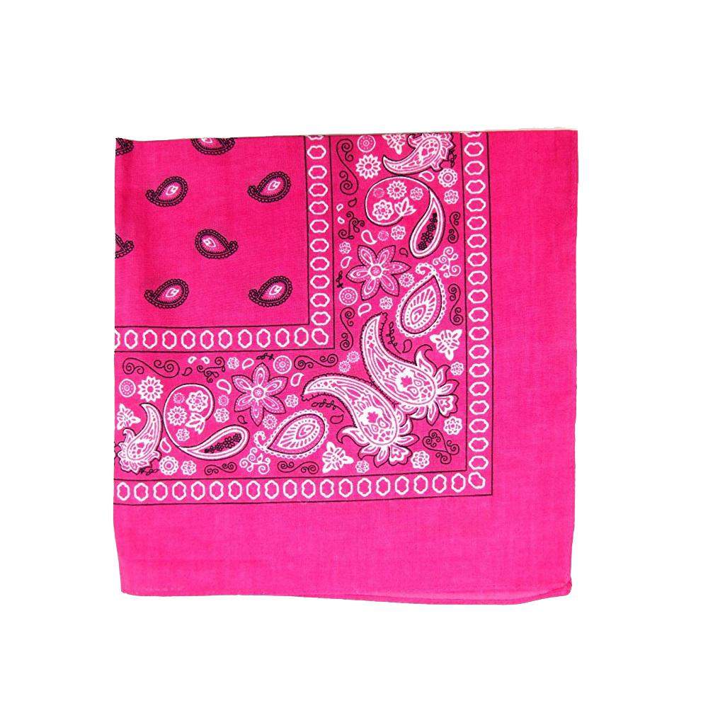 Mechaly Paisley 100% Cotton Bandanas - 6 Pack