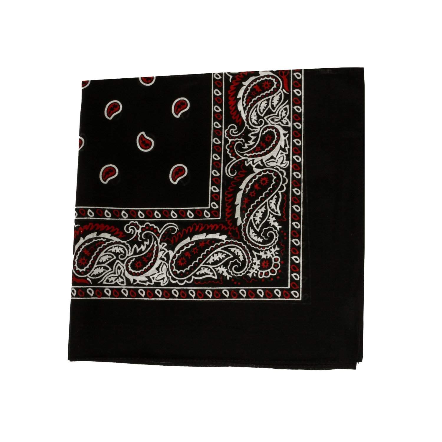 Mechaly Paisley 100% Cotton Bandanas - 6 Pack