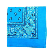 Load image into Gallery viewer, Mechaly Paisley 100% Cotton Bandanas - 6 Pack
