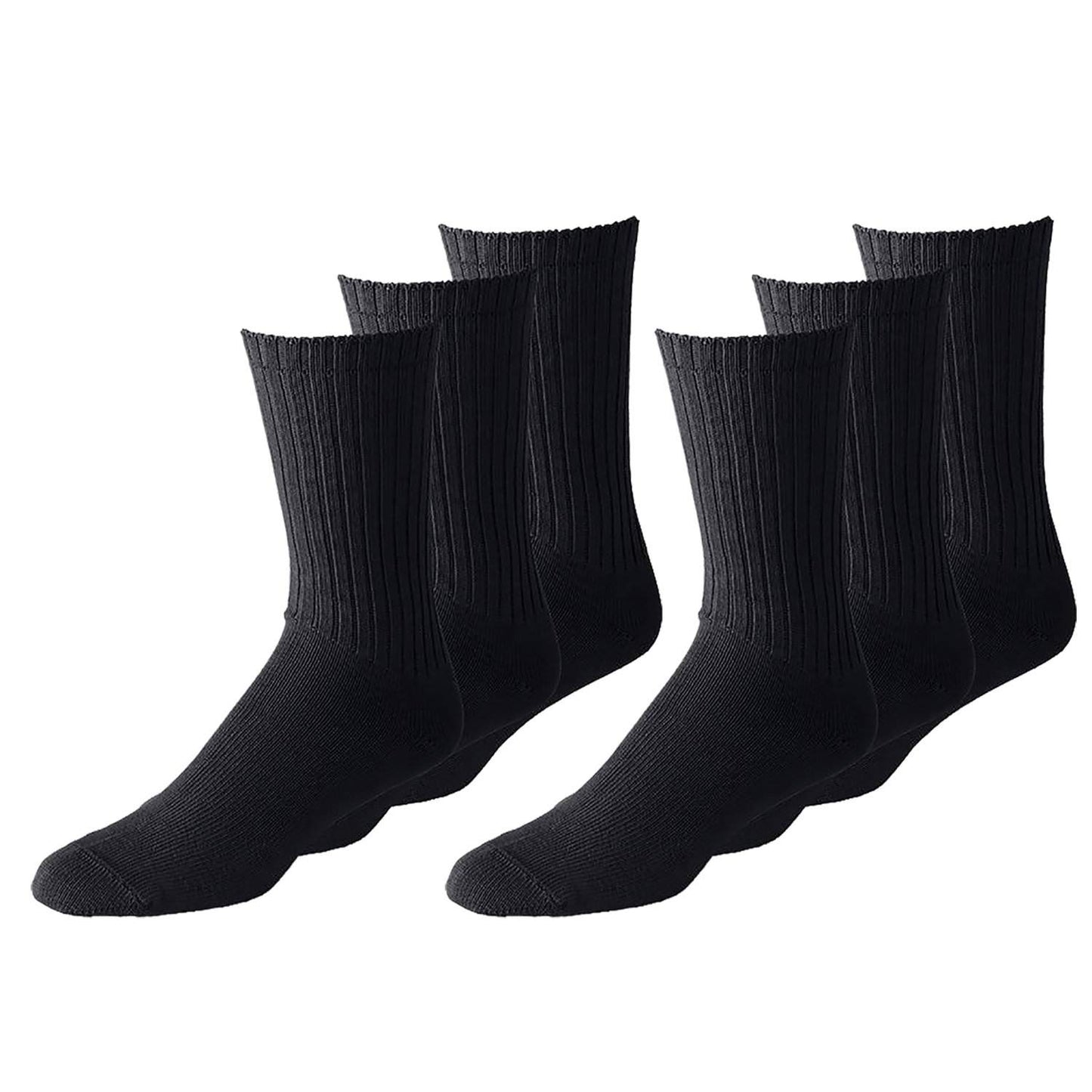 Daily Basic Unisex Crew Athletic Sports Cotton Socks  36 Pack