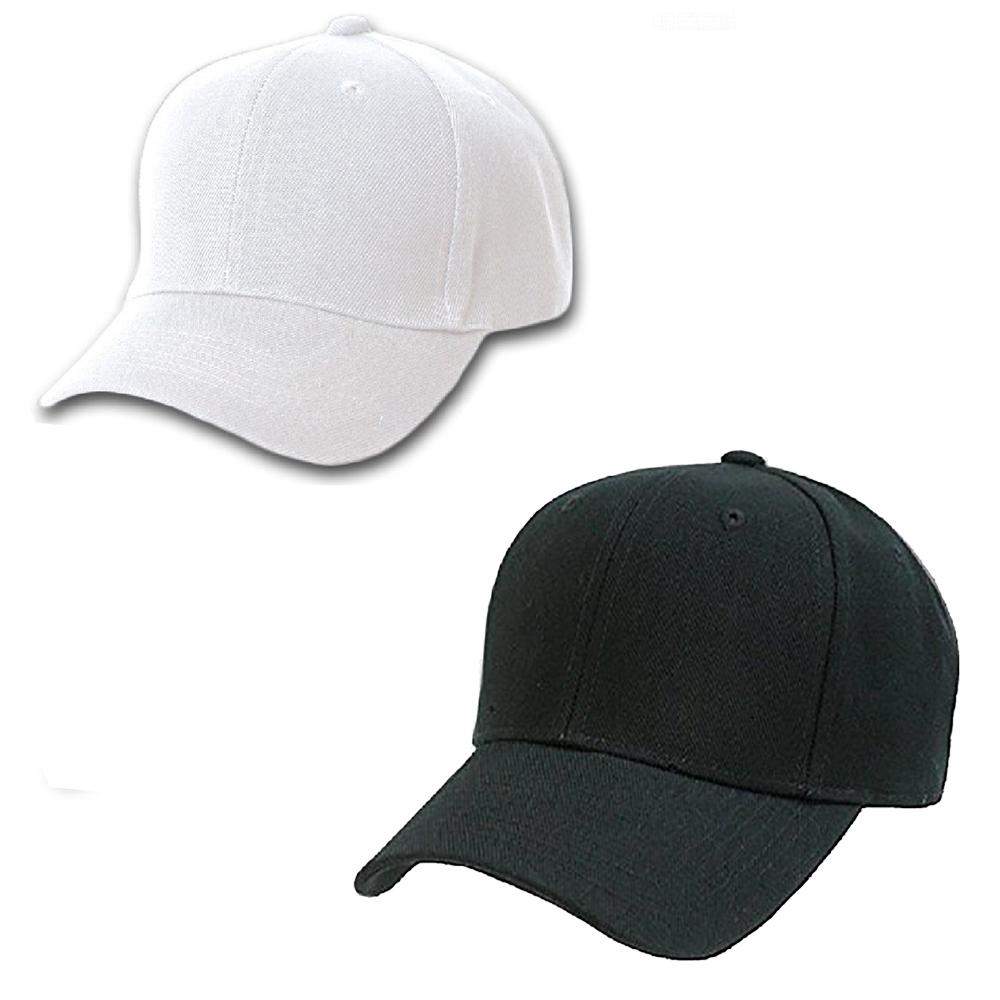 Mechaly Comfortable Solid Unisex Baseball Cap Hat - 2 Pack