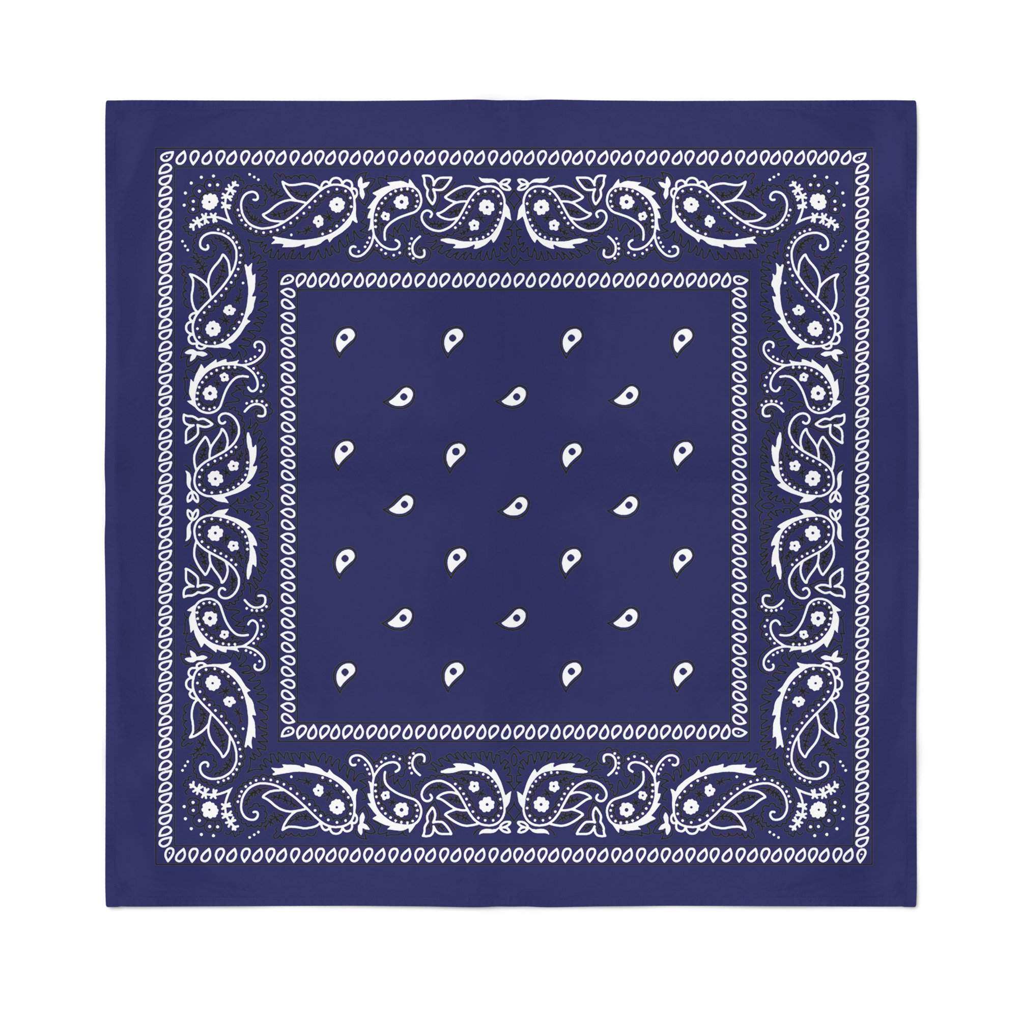 12-Pack Paisley 100% Cotton Double Sided Bandanas