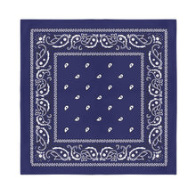 Load image into Gallery viewer, 11 Pack XL Non Fading Paisley Polyester Bandanas 27 x 27 In - Bulk Wholesale
