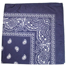 Load image into Gallery viewer, Pack of 48 Paisley Cotton Bandanas Novelty Headwraps - Bulk Wholesale - 22 inches
