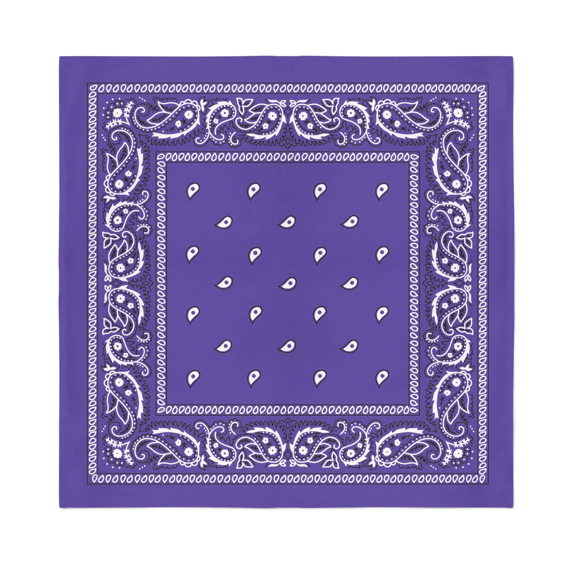 12-Pack Paisley 100% Cotton Double Sided Bandanas