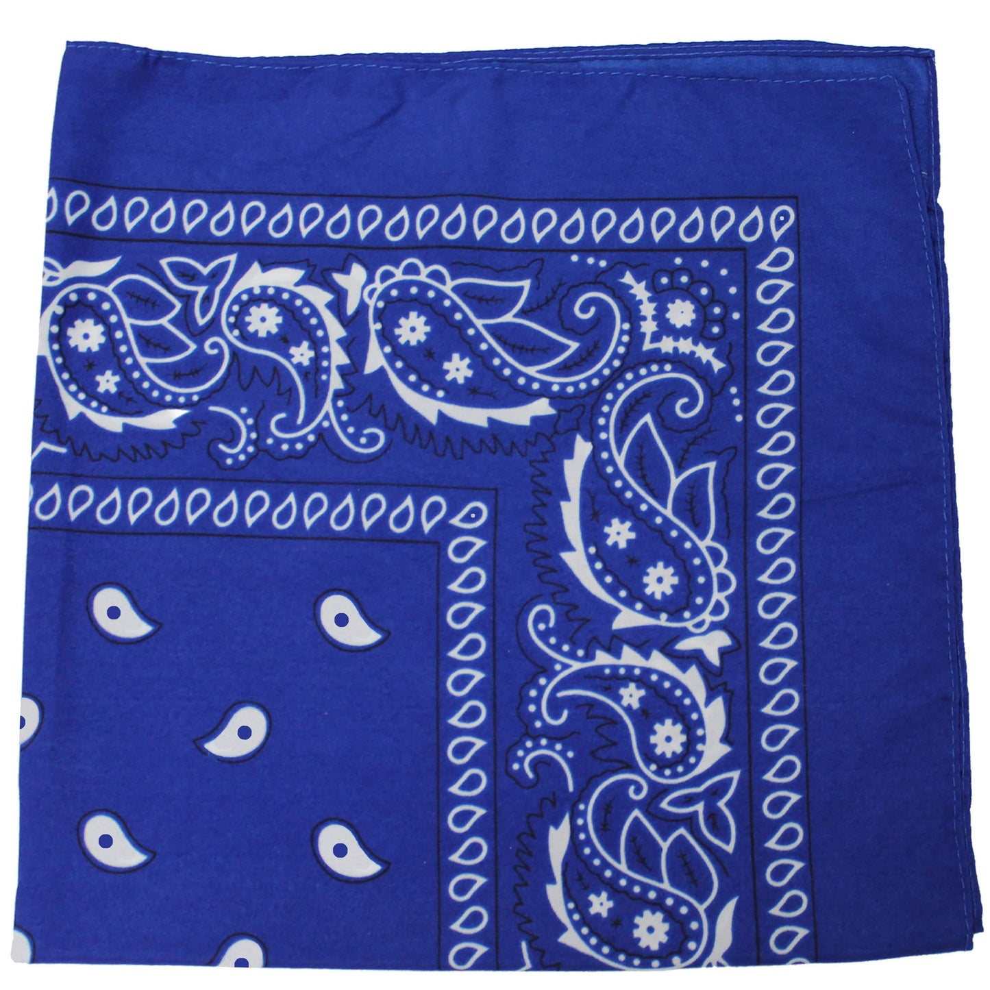 Pack of 3 X-Large Polyester Non Fading Paisley Bandanas 27 x 27 In - Party and Decoration