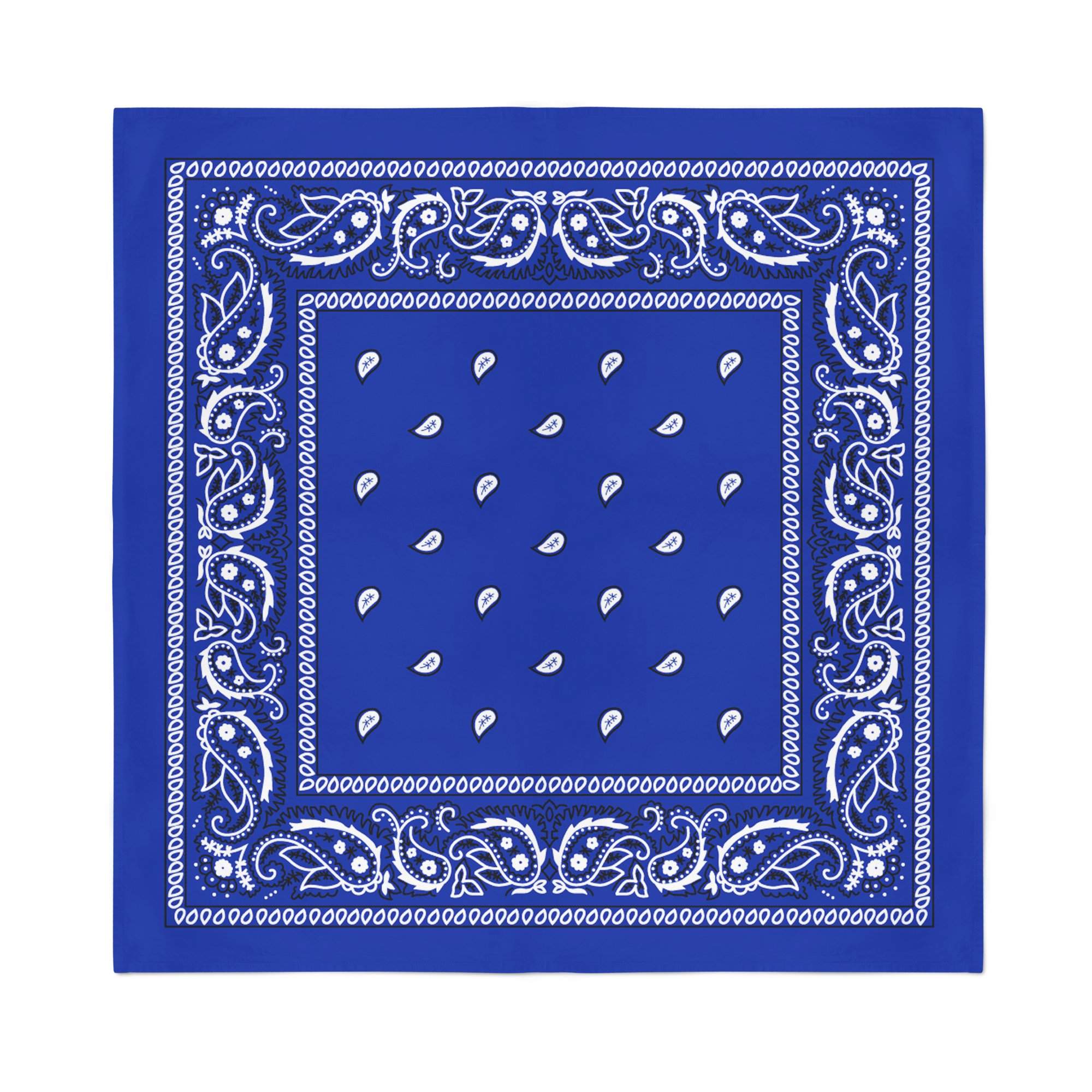 12-Pack Paisley 100% Cotton Double Sided Bandanas