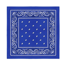 Load image into Gallery viewer, Jordefano Paisley Polyester Unisex Bandanas - Pack of 14 - Bulk Wholesale
