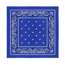 Load image into Gallery viewer, 8 Pack X-Large Paisley Cotton Printed Bandana - 27 x 27 inches
