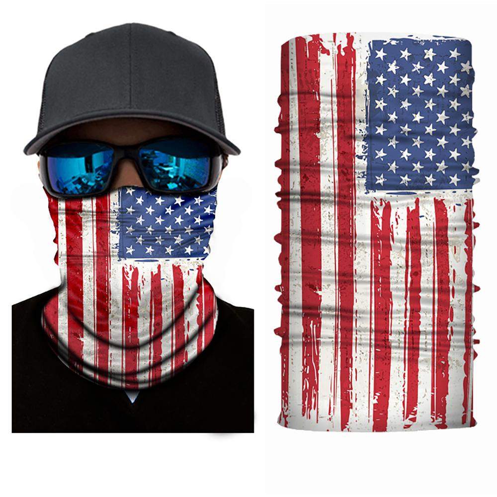 Pack of 10 Face Covering Mask Neck Gaiter Fishing and Hunting - Bulk Wholesale