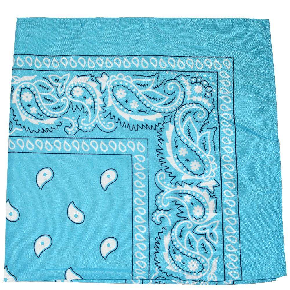 Qraftsy Paisley Cotton Non Fading Print Bandanas - Bulk Lot - 35 Pack