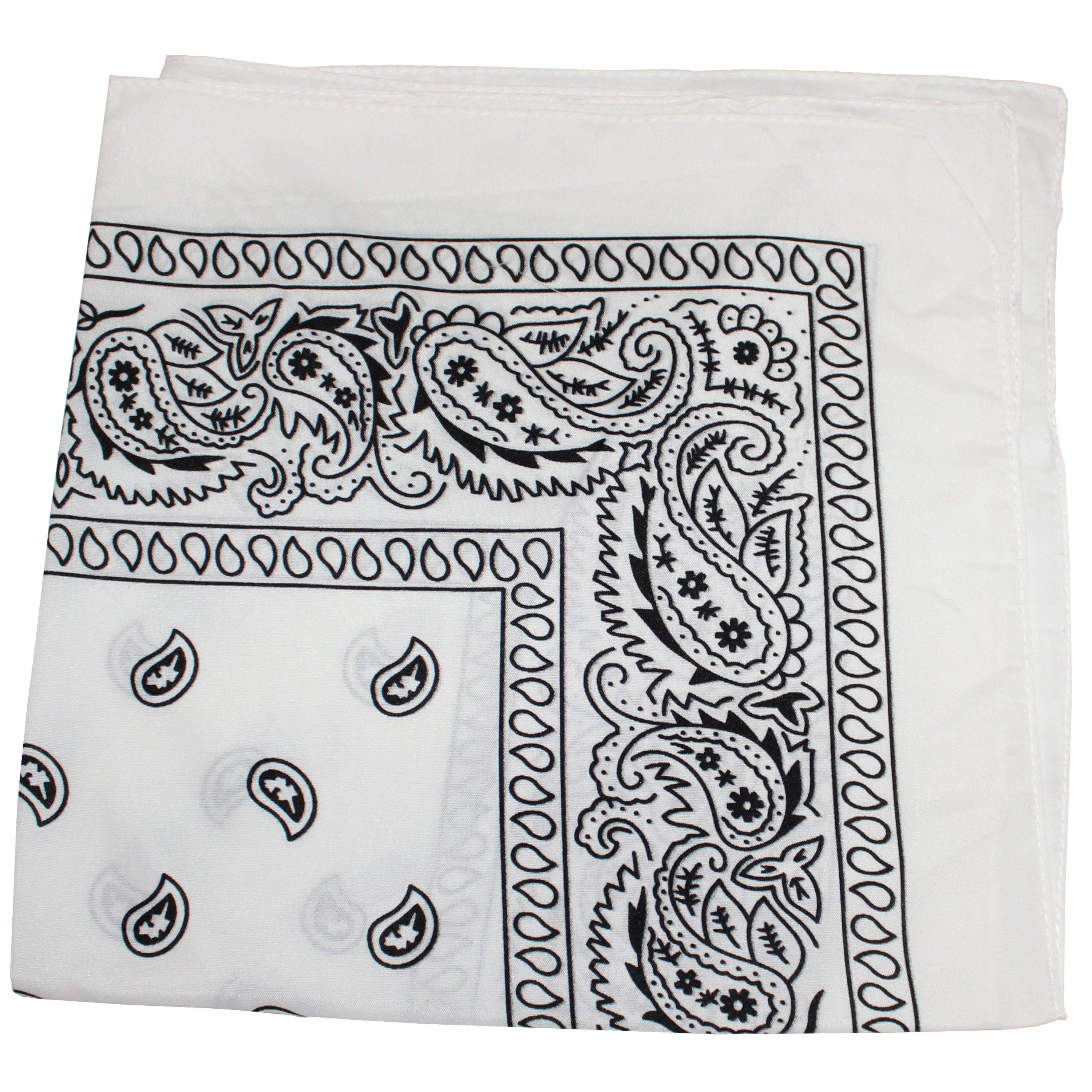 Mechaly Paisley 100% Cotton Bandanas - 3 Pack