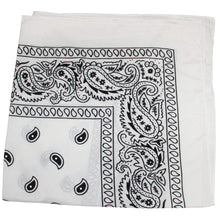 Load image into Gallery viewer, Cotton X-Large Paisley Printed Bandana
