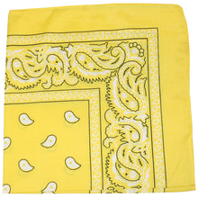 Load image into Gallery viewer, Daydana X-Large Paisley Print Polyester Bandanas - Wholesale Lot - 72 Pack
